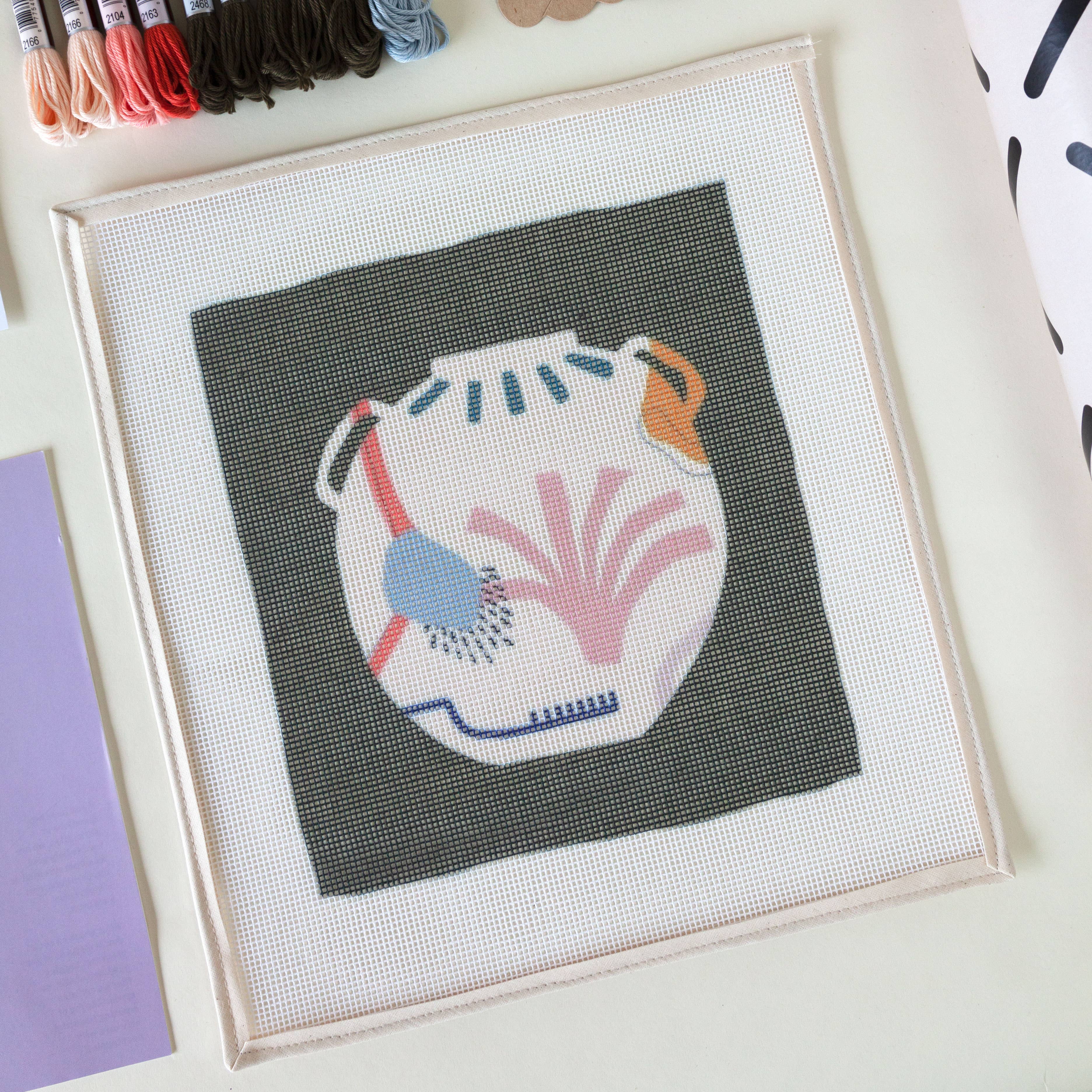 Clay Belly Needlepoint Kit | DIY Embroidery