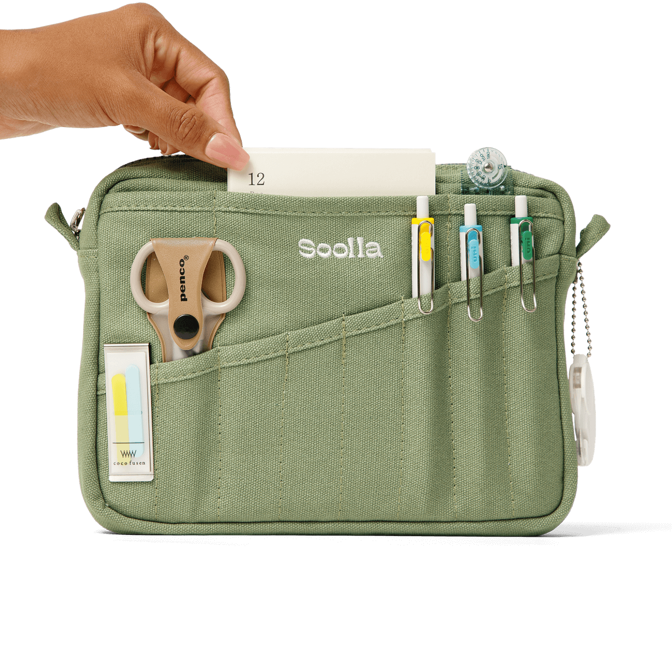 Soolla® Studio Pouch, Becca Sands Edition (Stationery Pouch)