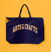 Load image into Gallery viewer, Arts And Crafts Large Zip Tote