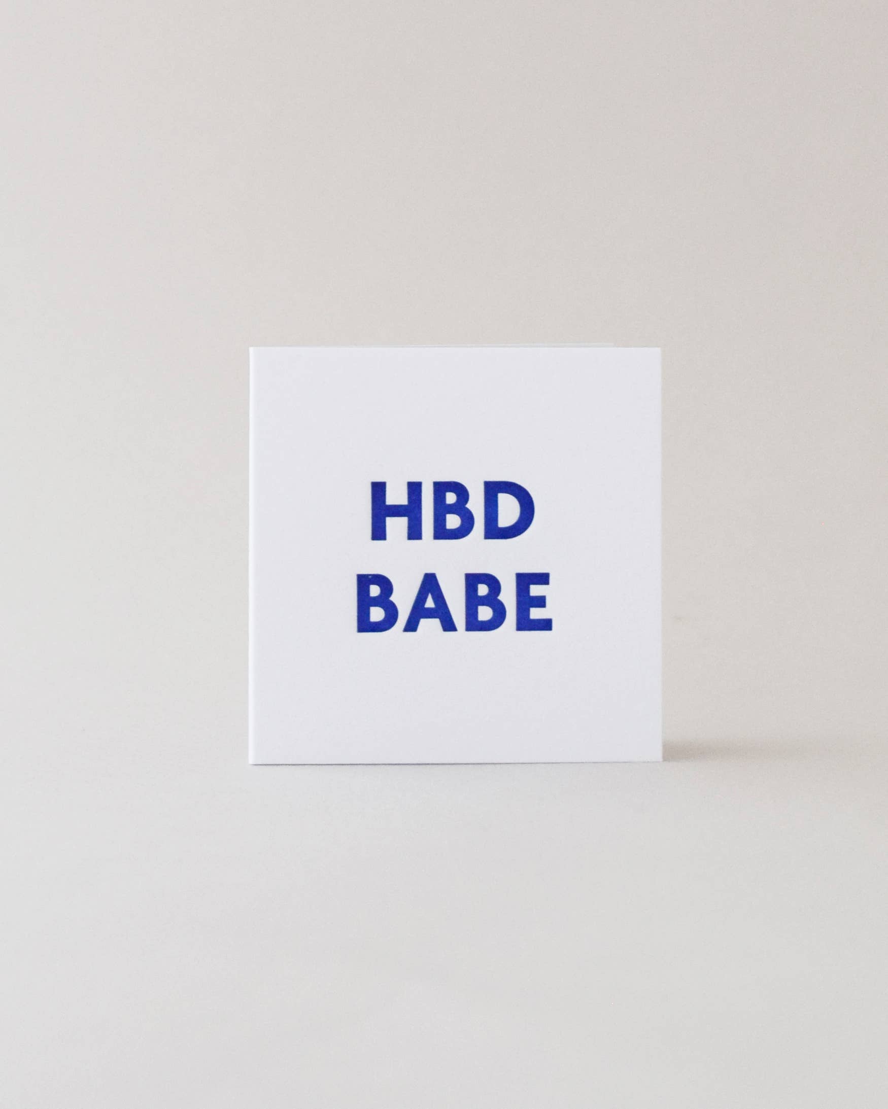 HBD Babe Mini Card