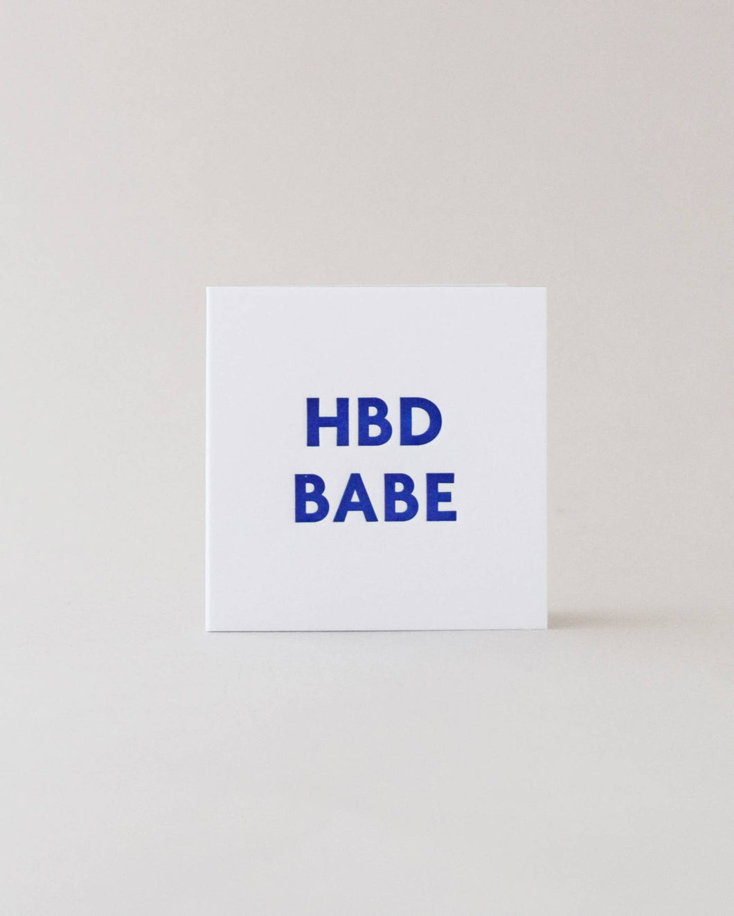 HBD Babe Mini Card