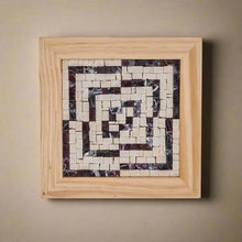 Load image into Gallery viewer, "Offset - Rosso" - Beginner Mosaic Kit - Wall Art - Marble