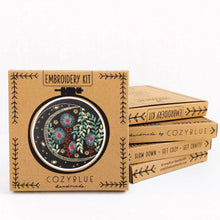 Load image into Gallery viewer, night garden embroidery kit