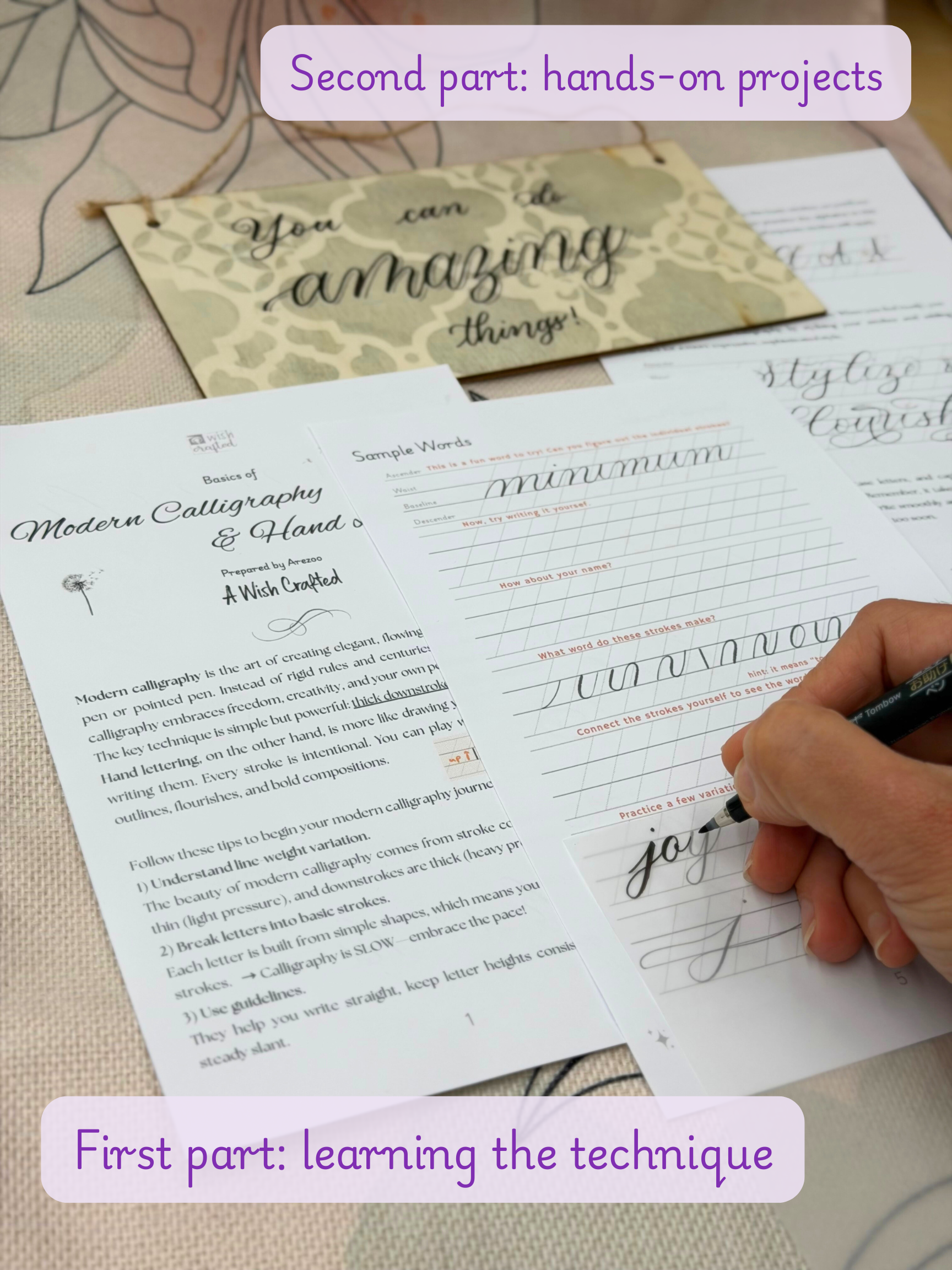 MAR 5th IN-PERSON - Calligraphy Club: Signage Edition