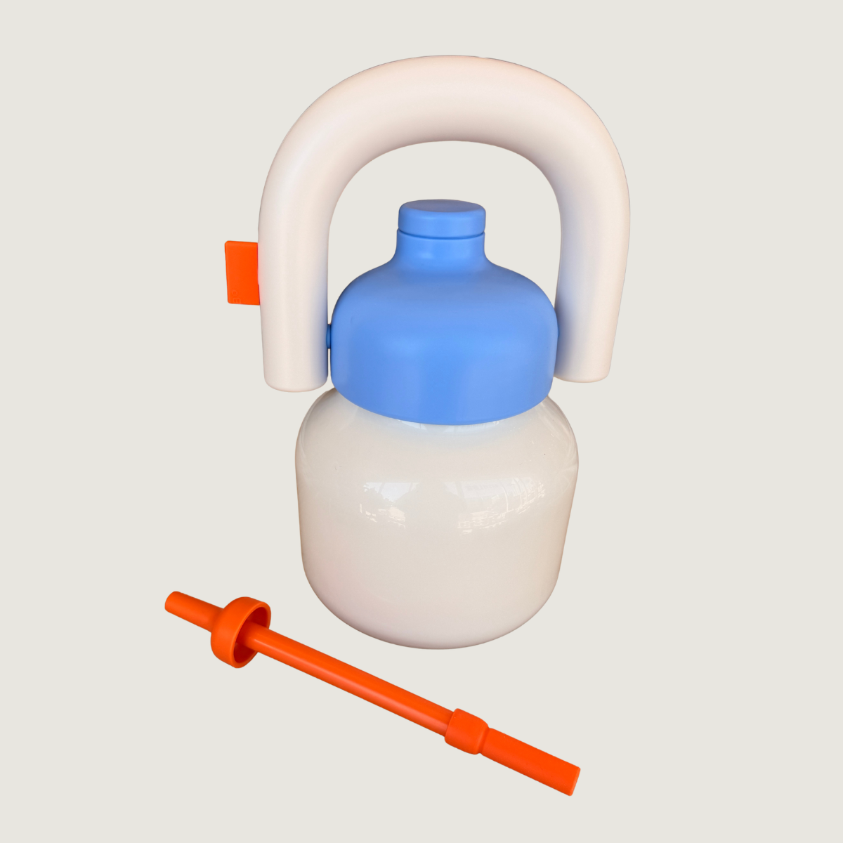 Water Bottle with Straw + Handle | Wide Mouth vacuum insulated stainless steel Bottle | Reusable, leak-proof and BPA-free | 33oz