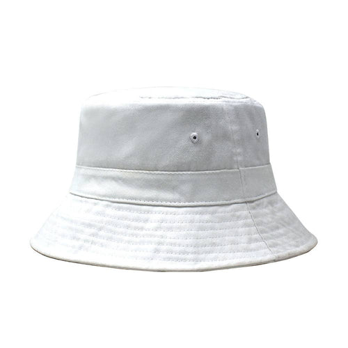 CHOK.LIDS Canvas Bucket Hat: White