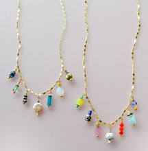 Load image into Gallery viewer, Calypso Charm Necklace: Jewel Tone