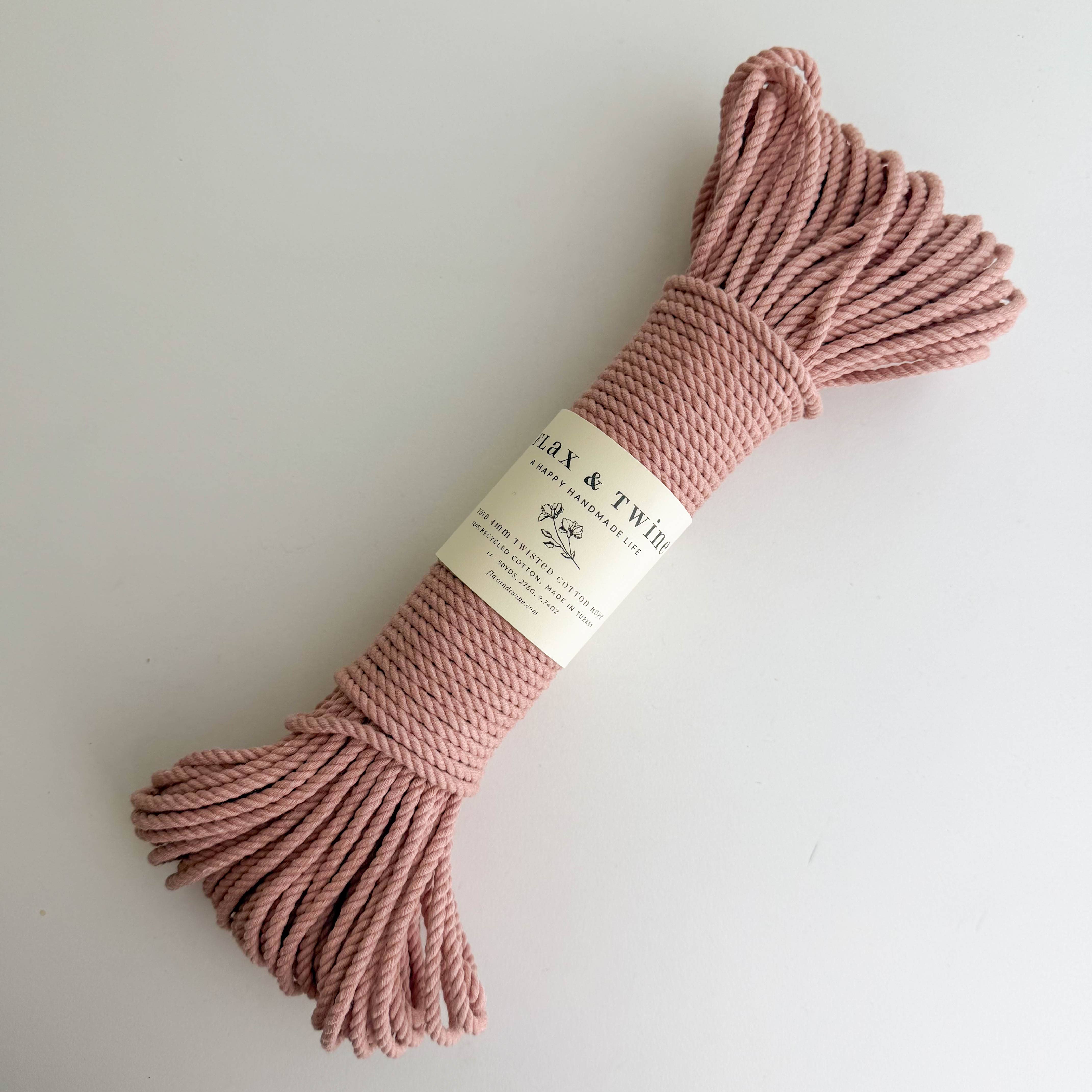 Jessie Twined Rope Bowl Kit: Blush