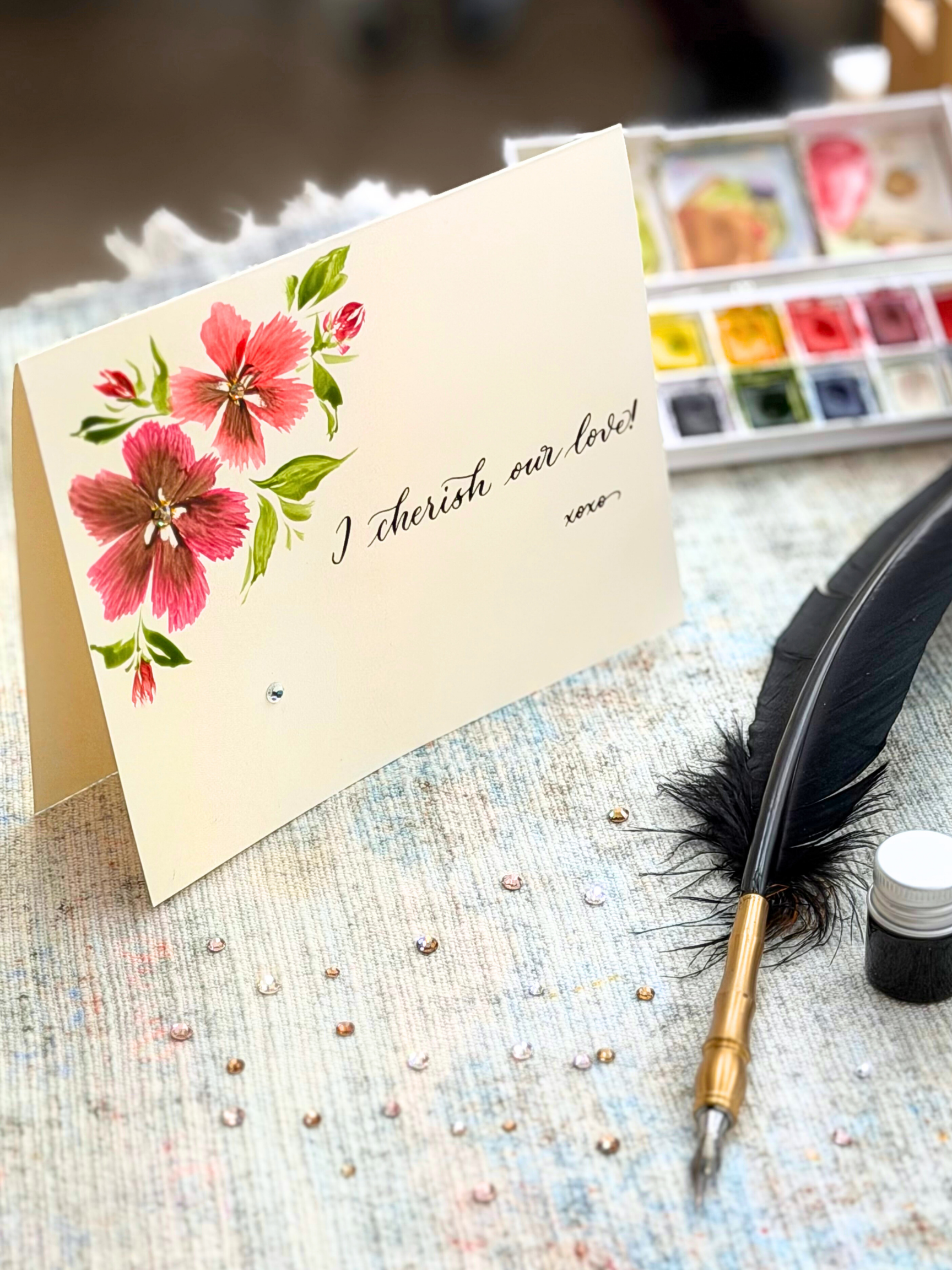 FEB 12th IN-PERSON - Calligraphy Club - Valentine's Day edition