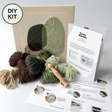 Load image into Gallery viewer, "Pebbles" - Beginner Punch Needle Kit - Wall Art: Grove