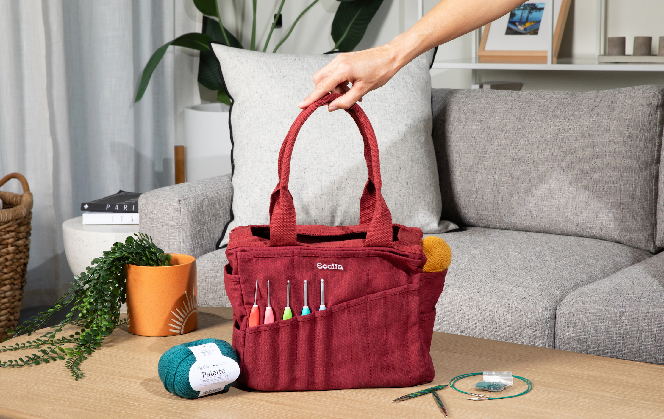 Soolla Studio Artist Bag, Blueberry Bliss, Pottery Tool Bag