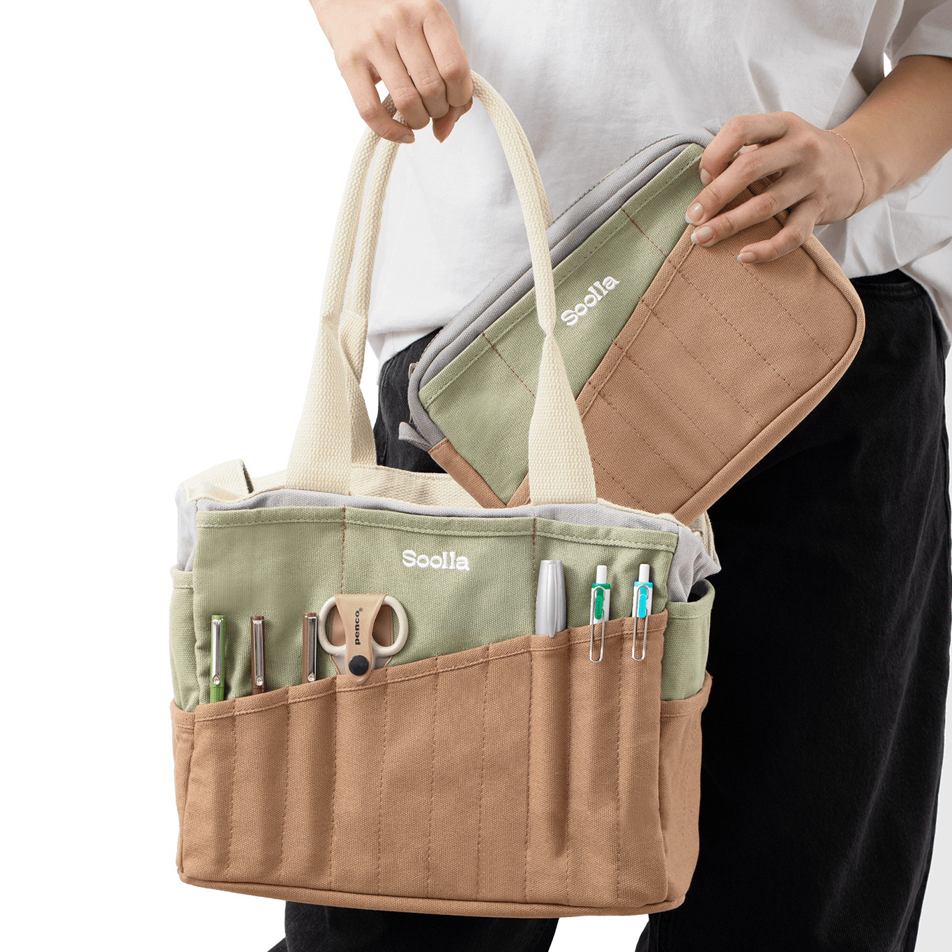 Soolla® Studio Pouch, Driftwood (Stationery Pouch)