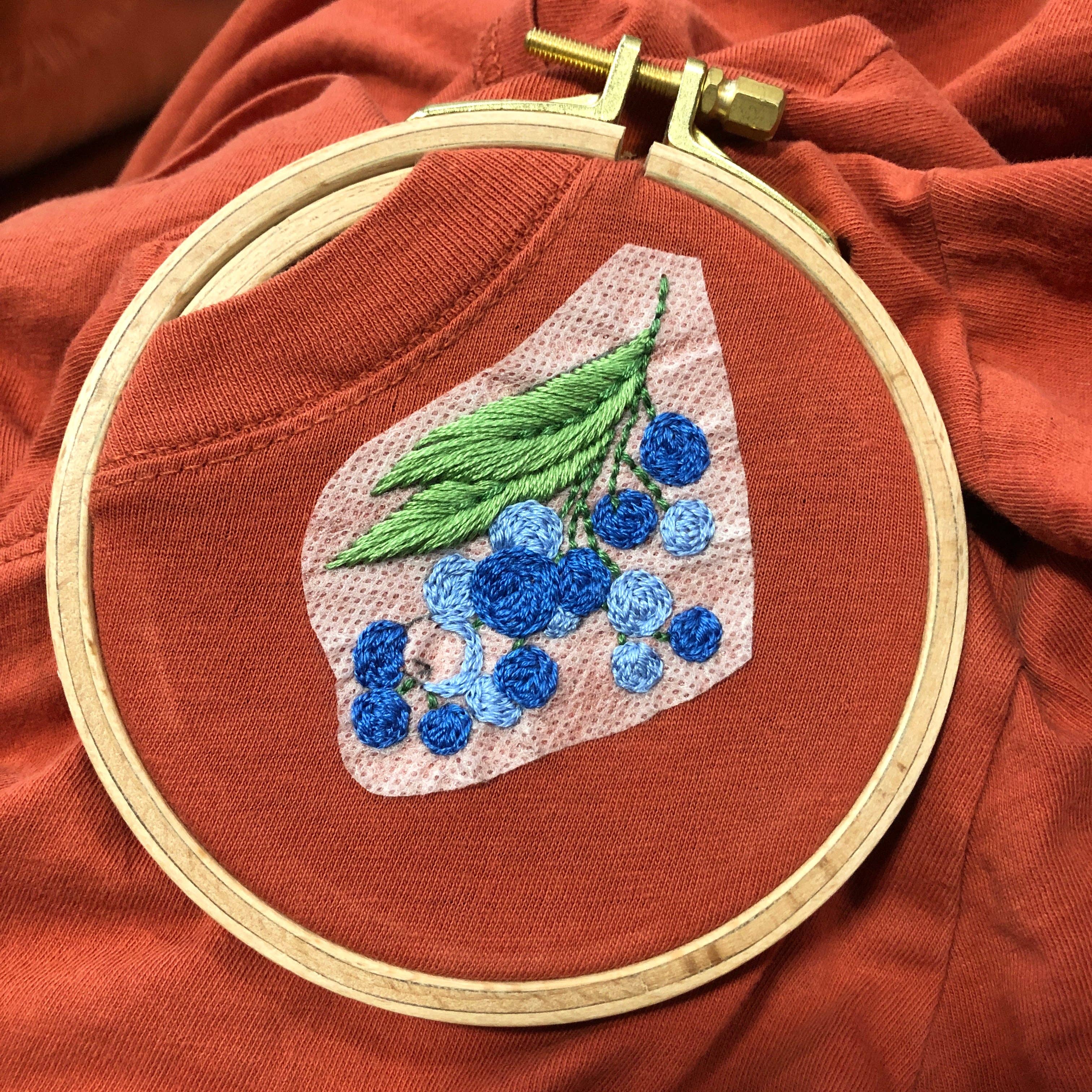 Forest Forage - Peel Stick and Stitch Hand Embroidery Patter