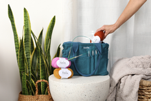 Load image into Gallery viewer, Soolla Studio Artist Bag, Aquamarine, Knitting Tote
