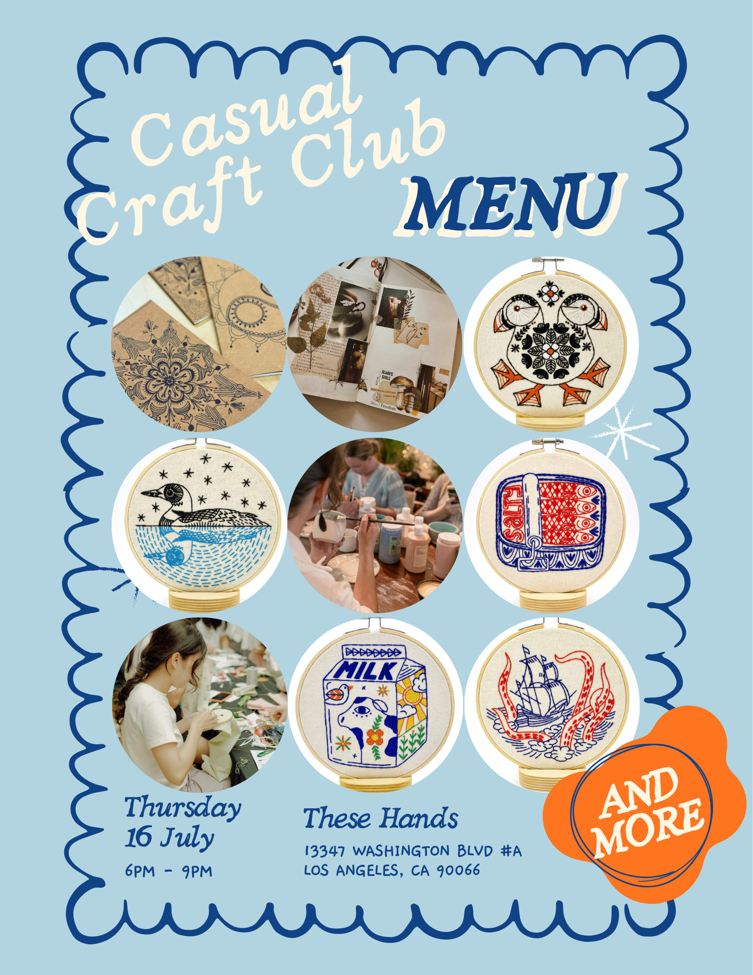 JUL 16th - Casual Craft Club: Craft Your Own Adventure