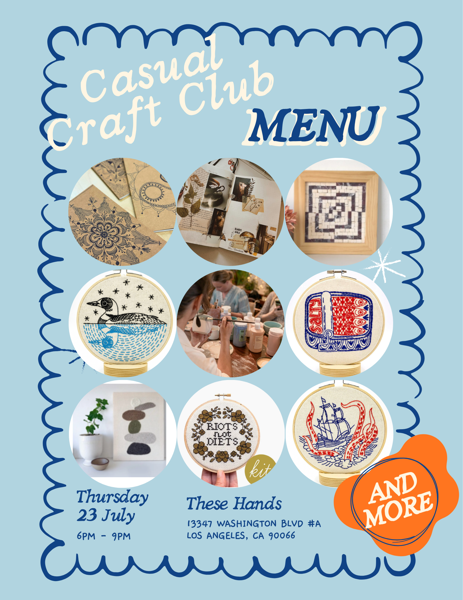 JUL 23rd - Casual Craft Club: Craft Your Own Adventure