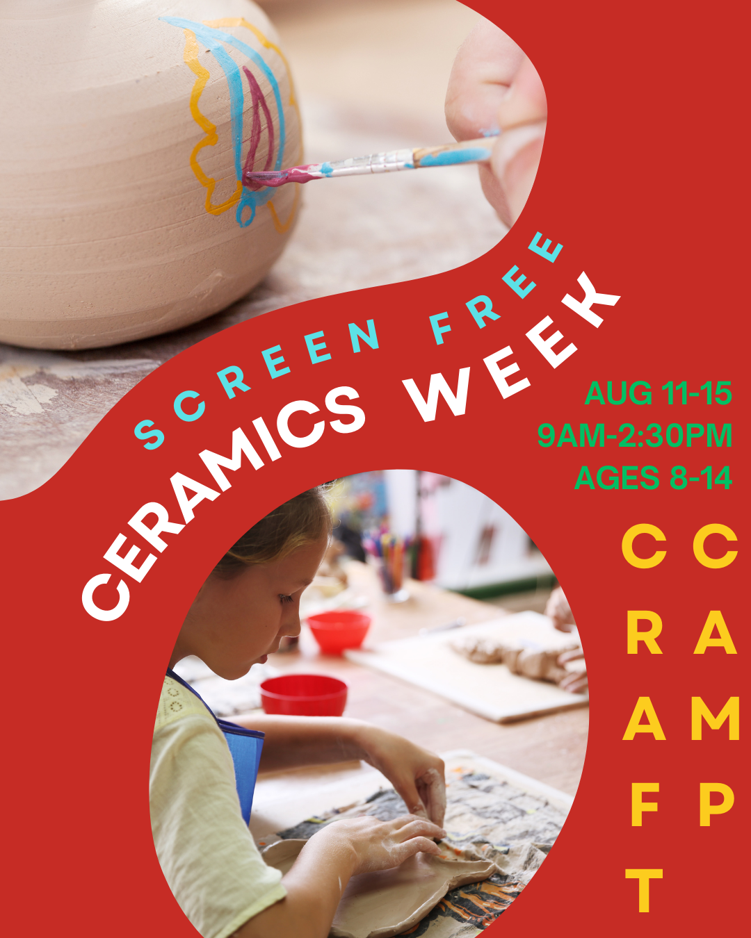 Summer Camp Week 09 - Ceramics with Sadie