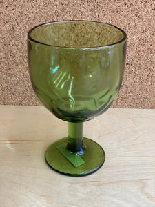 Avocado Green Large Goblet