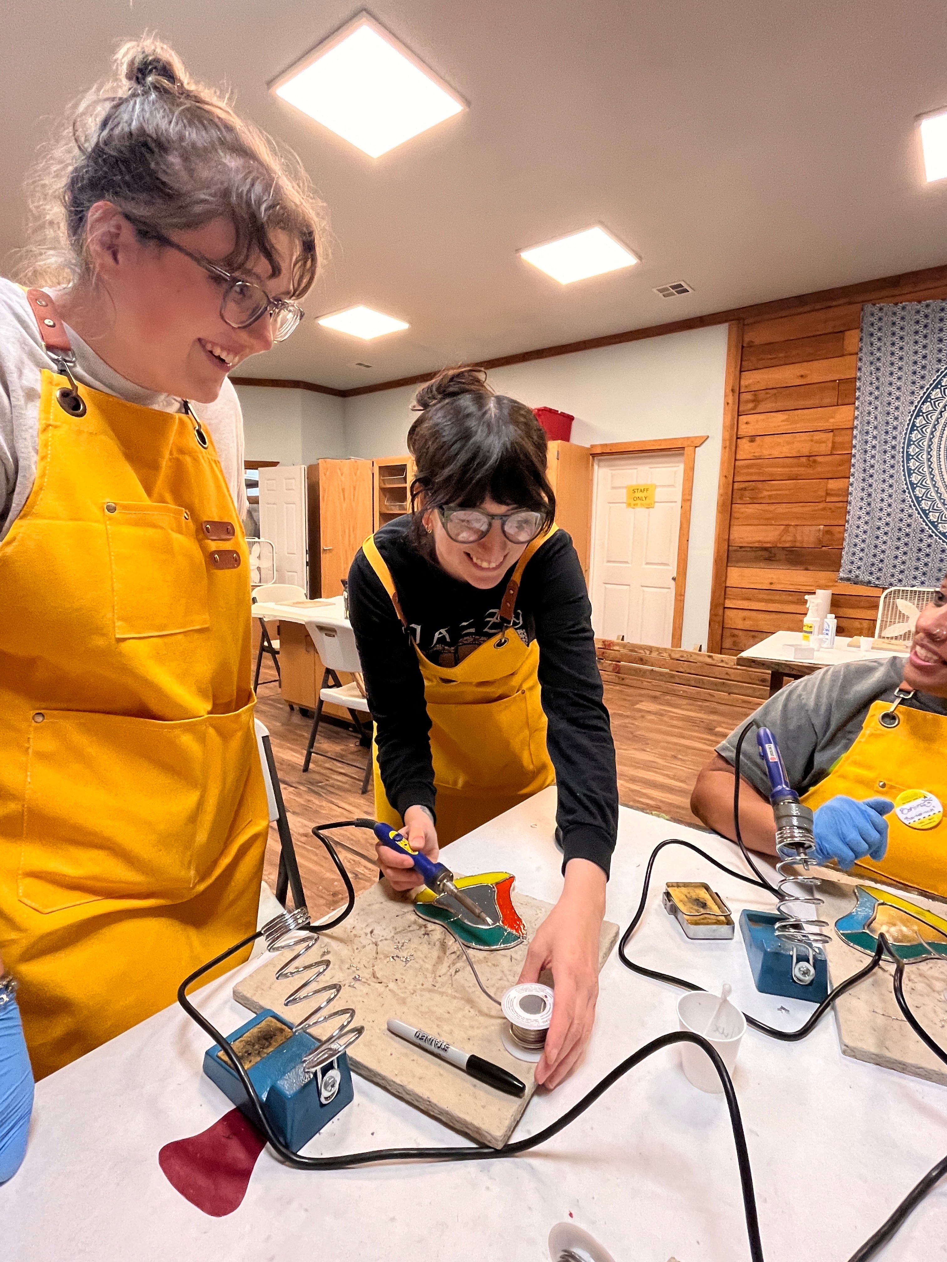 OCT 25th Stained Glass Mirror Class with Rachel Burnstein