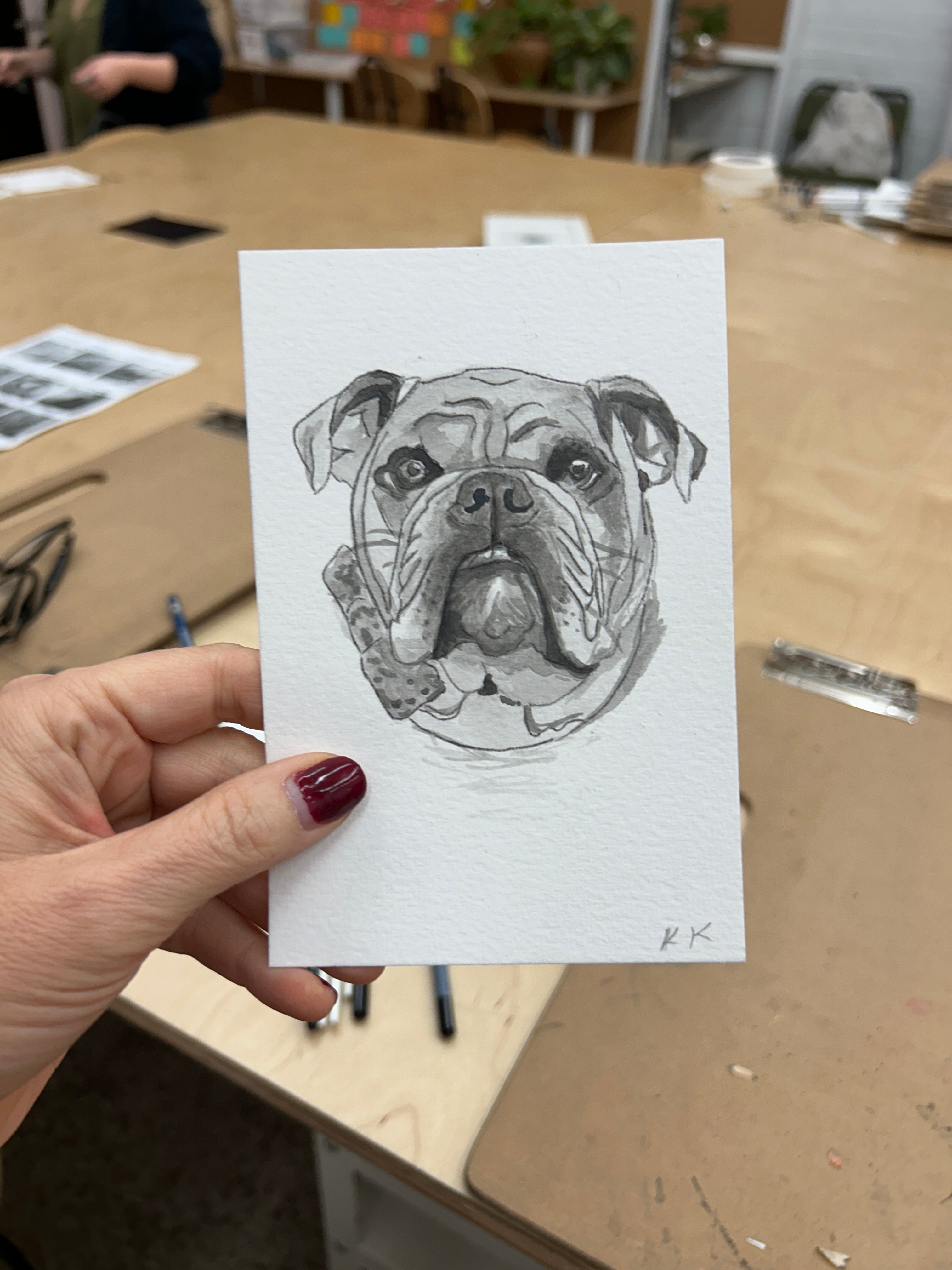 FEB 11th IN-PERSON - Pet Portrait Valentines with Annie Brown