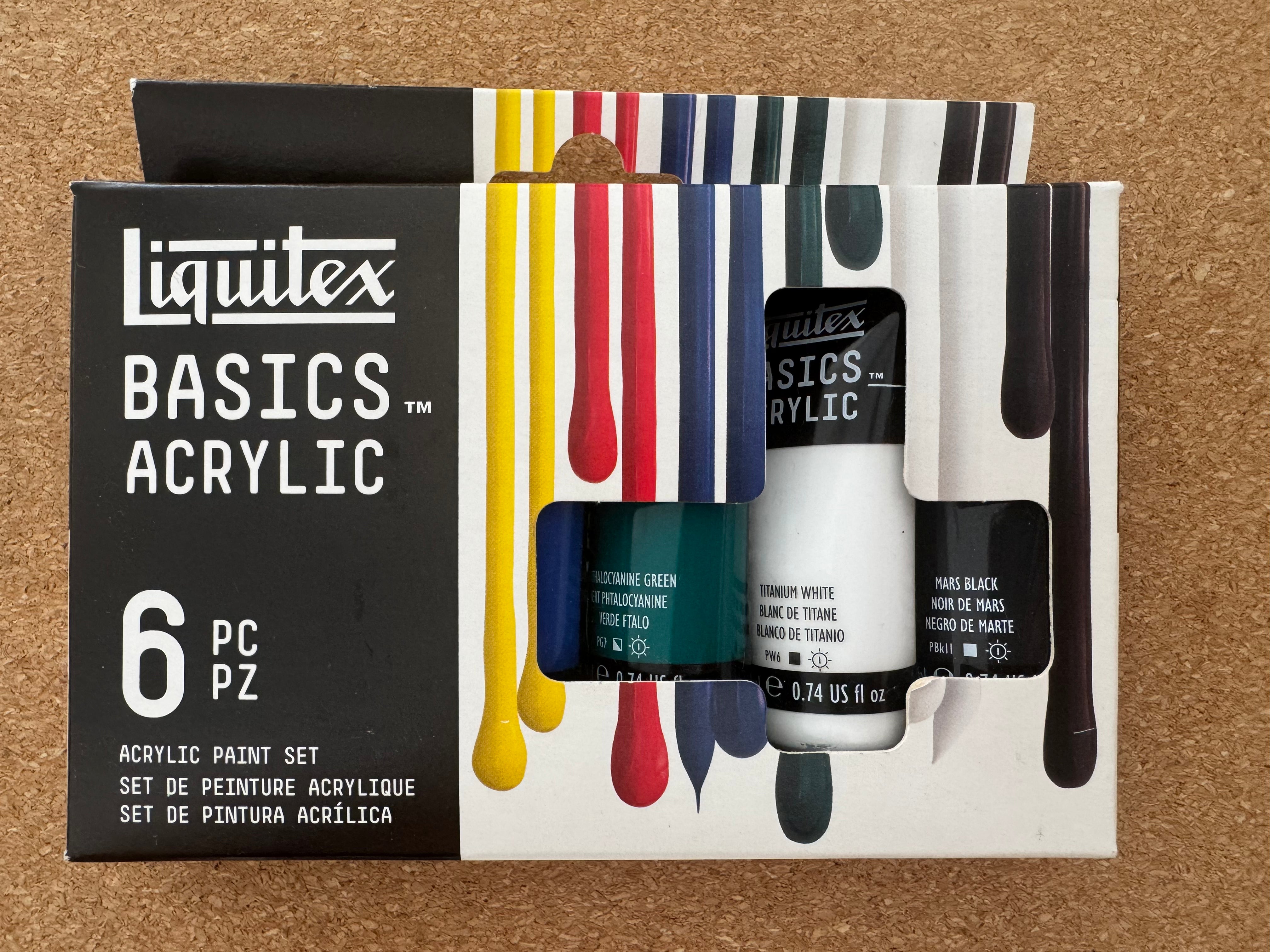 Liquitex - Basic Acrylic Paint Set (6pc)