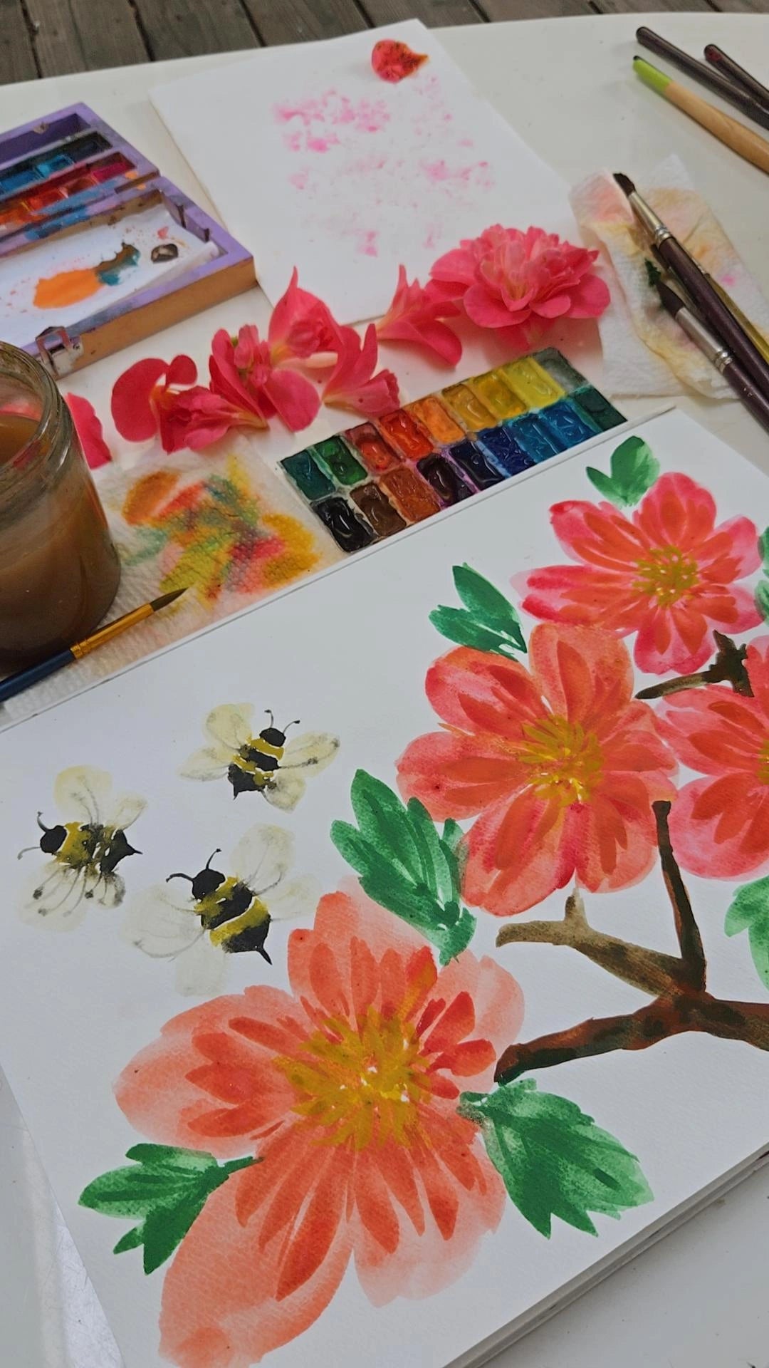 OCT 10th - Florals & Blooms: Beginner Watercolor Techniques
