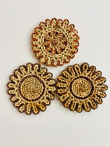 Vintage Straw Trivets