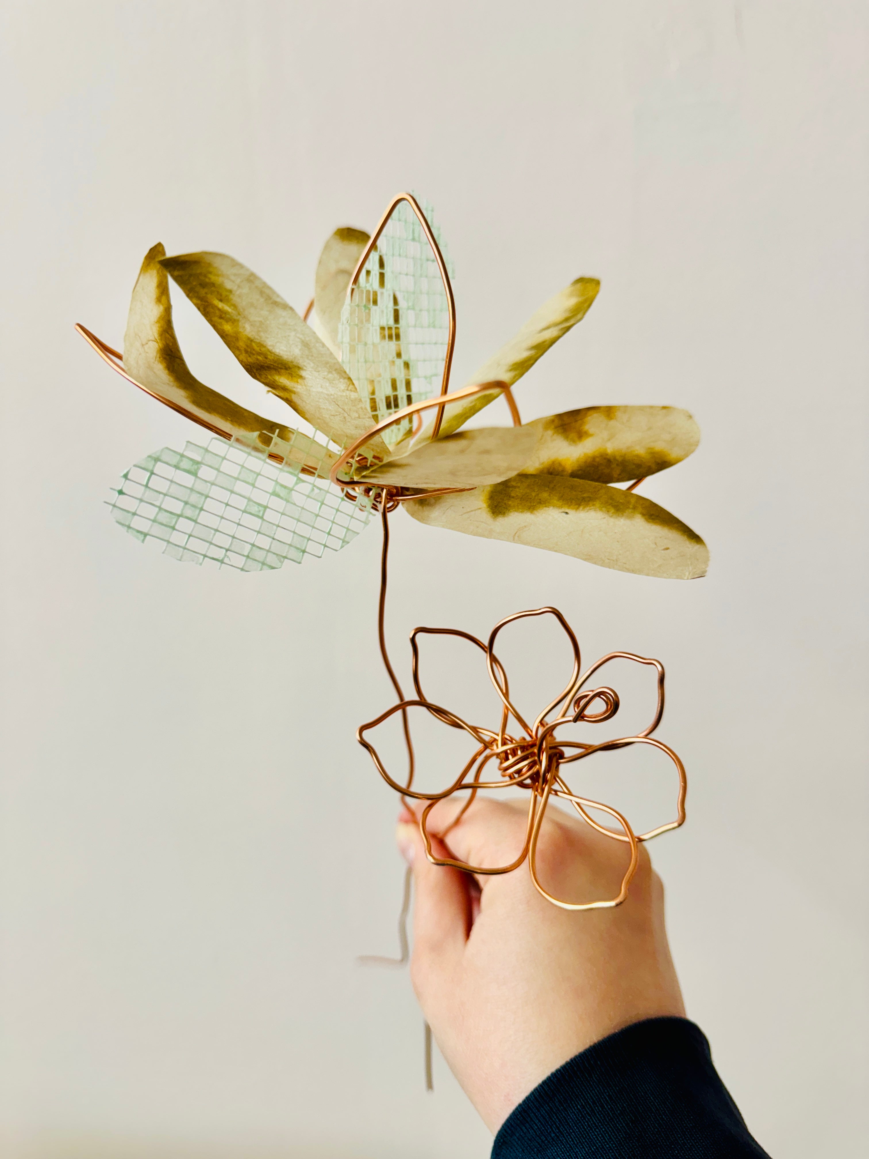 APR 23rd IN-PERSON - Sculptural Wire & Paper Flowers with Mirina Moloney