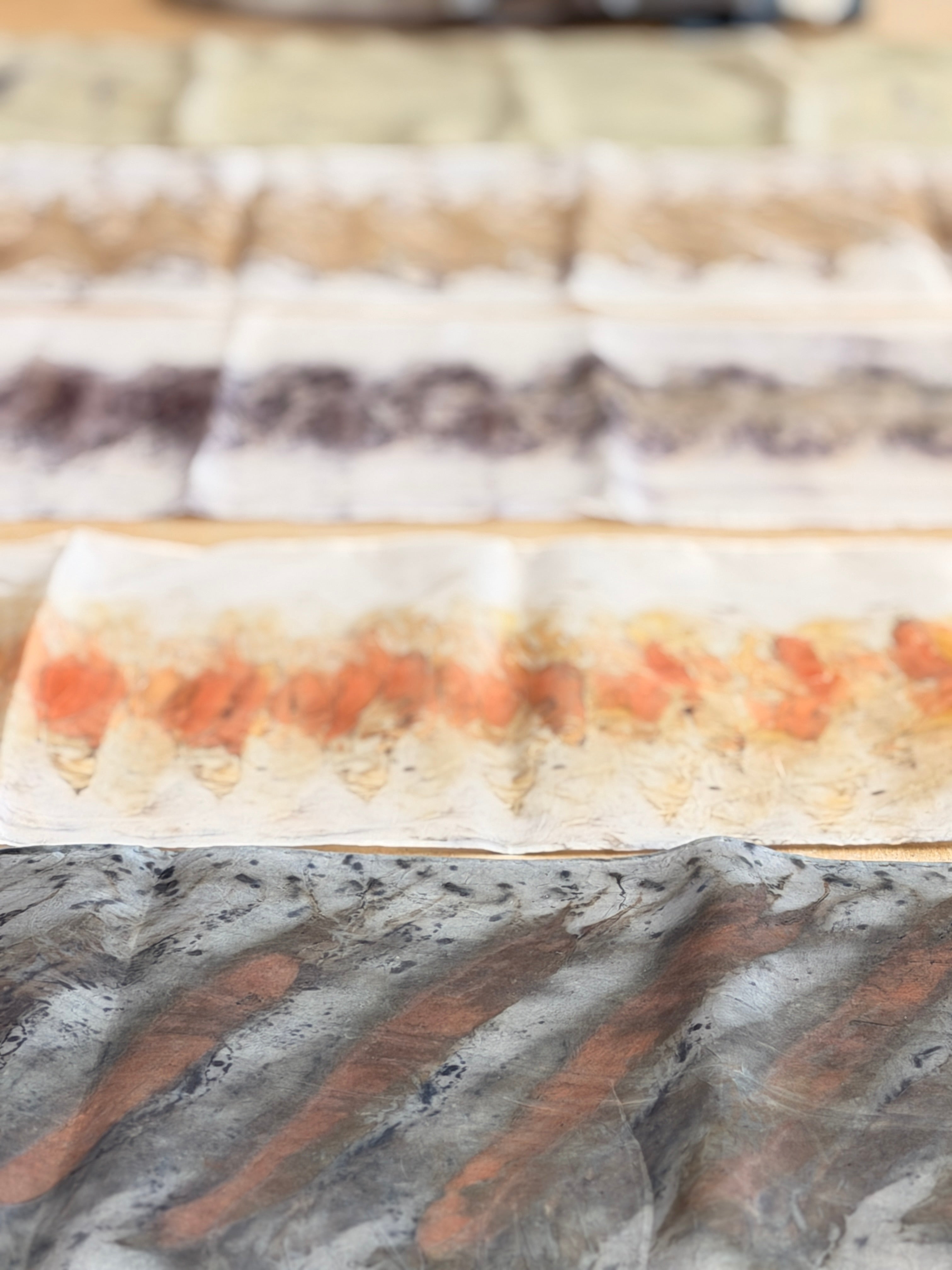 Ms. Larsen's Eco dyed— HABOTAI SILK SCARF