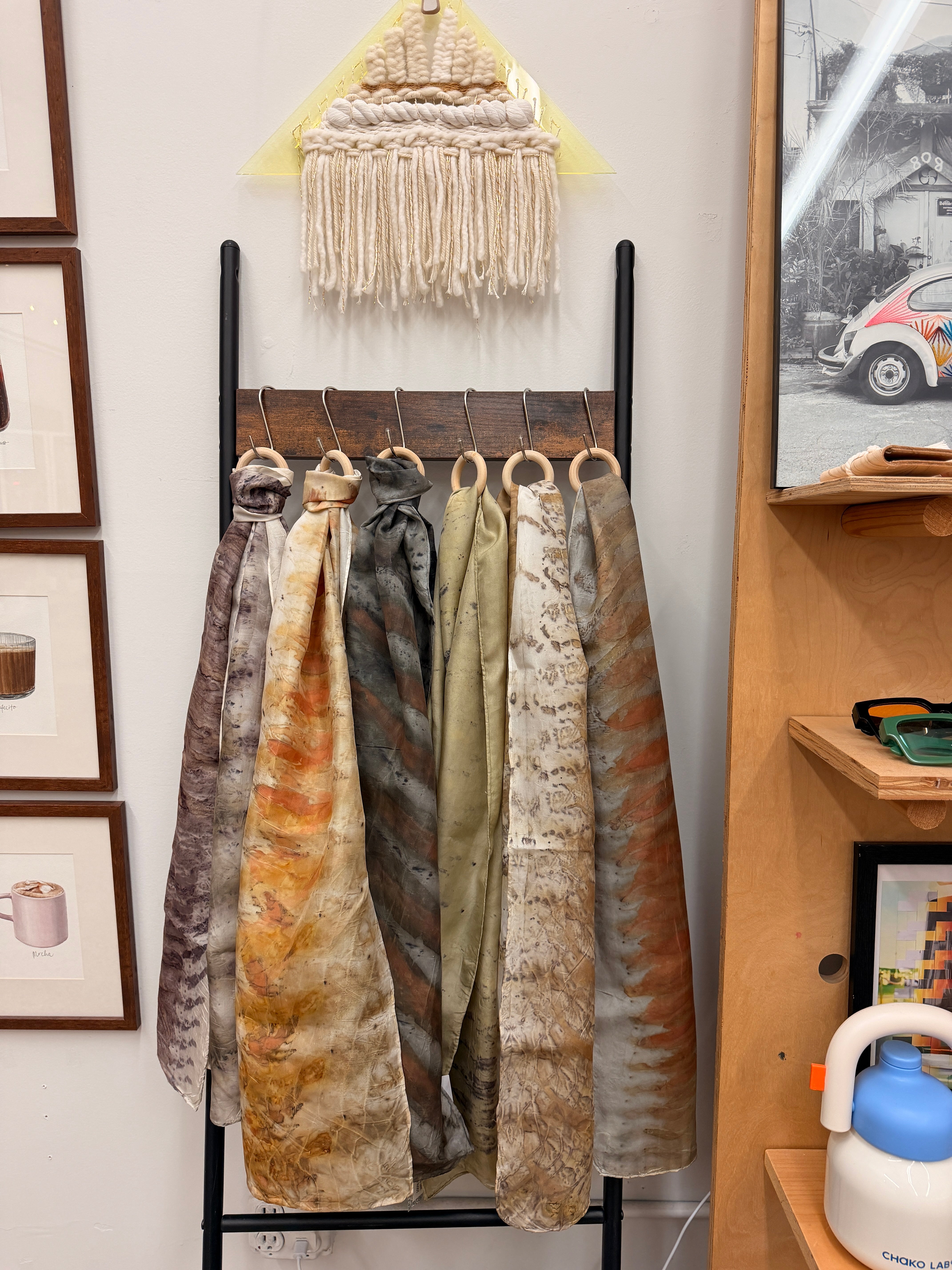Ms. Larsen's Eco dyed— HABOTAI SILK SCARF