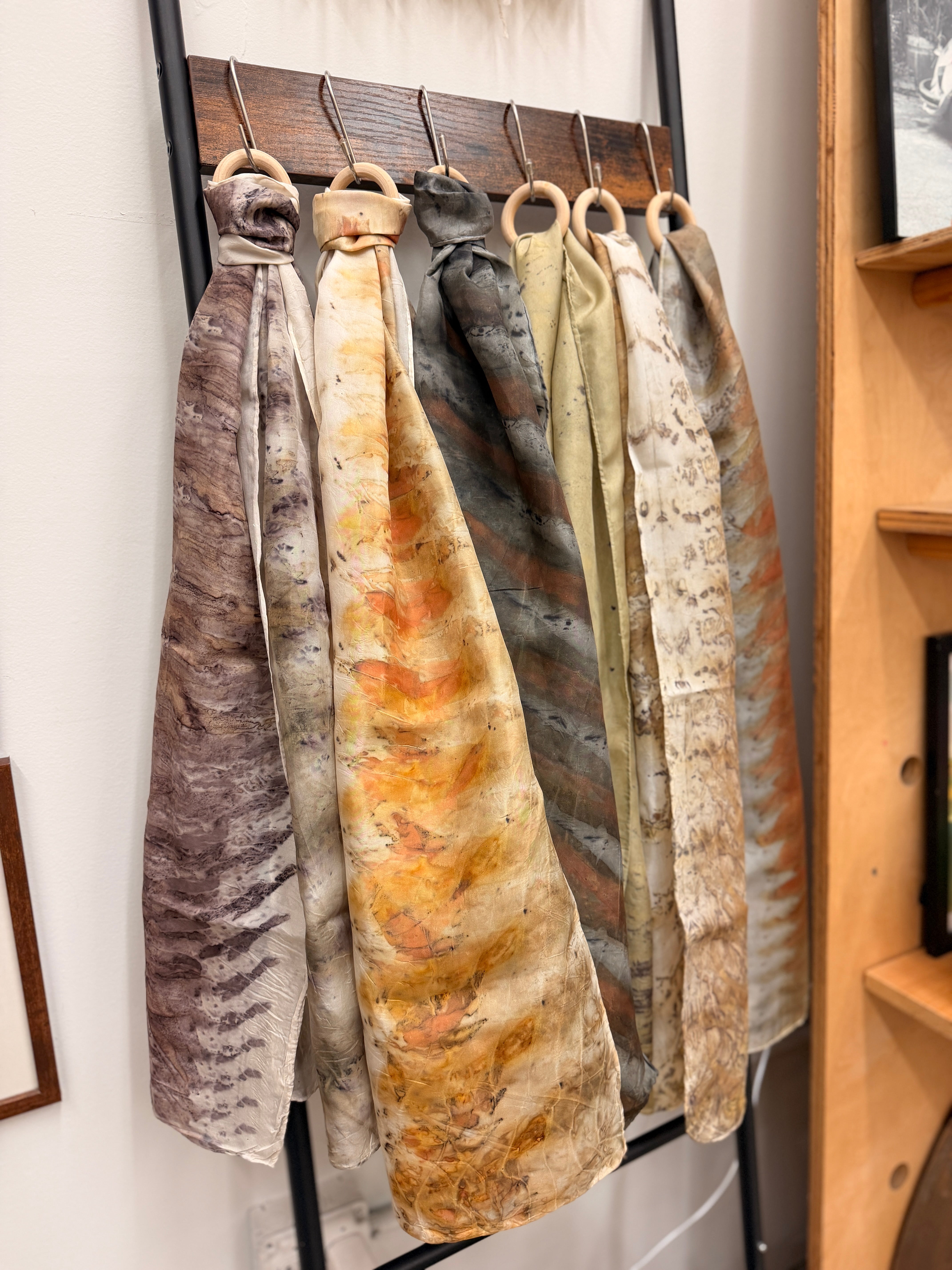 Ms. Larsen's Eco dyed— HABOTAI SILK SCARF
