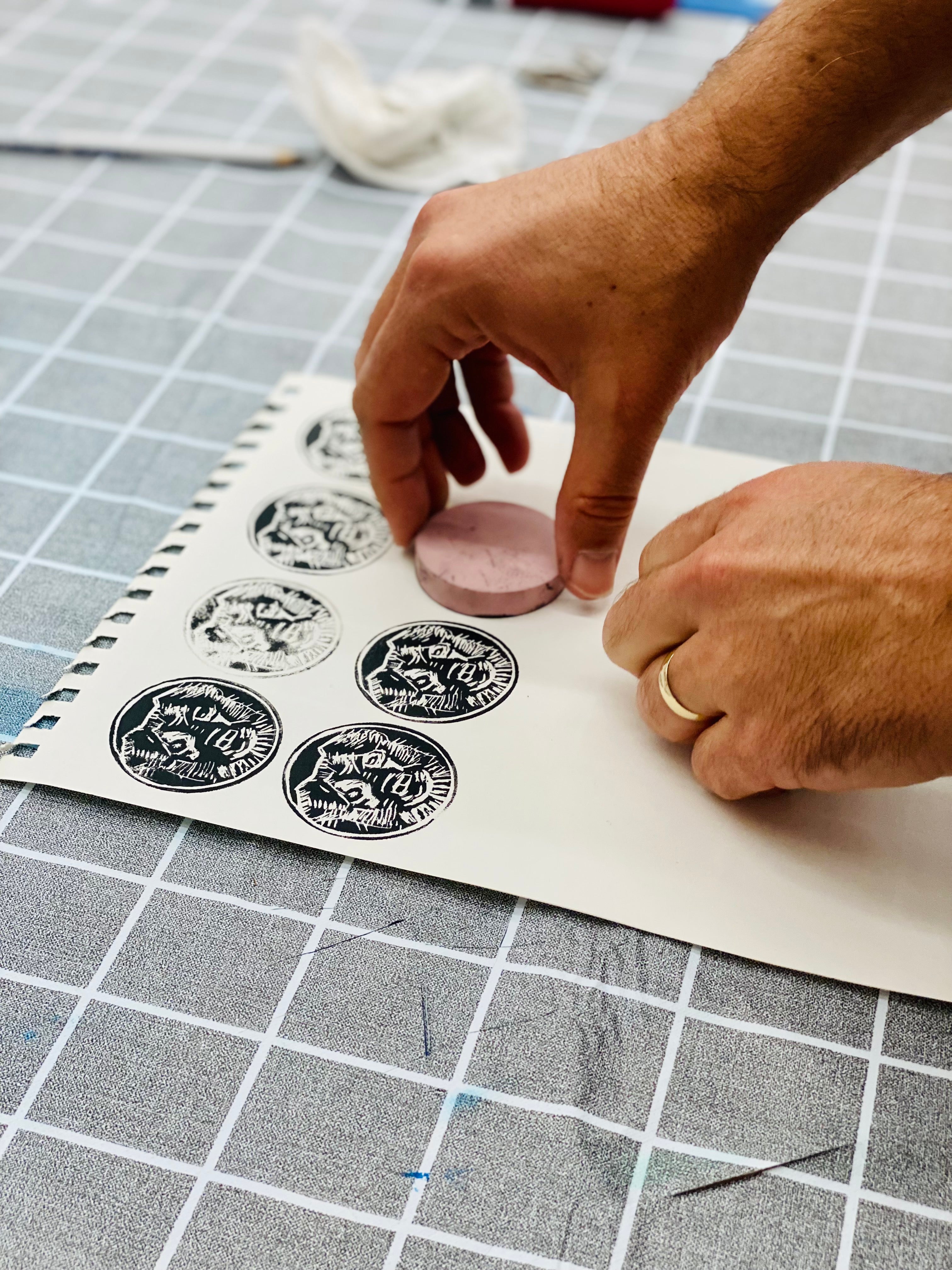OCT 20th IN-PERSON - Block Printing with Thunder Textile