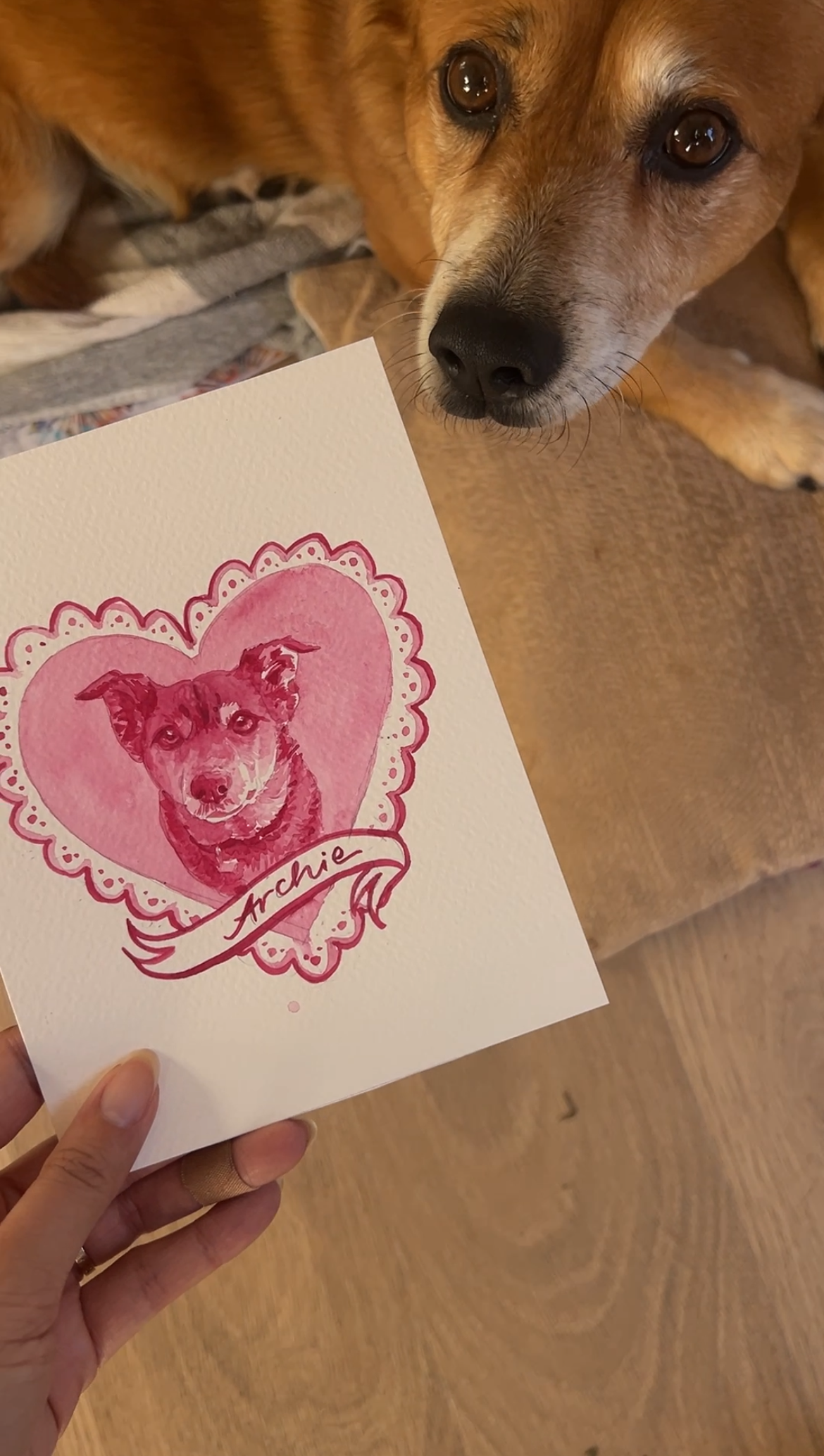 FEB 11th IN-PERSON - Pet Portrait Valentines with Annie Brown
