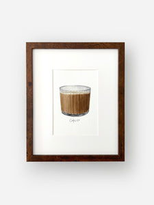 The Coffee Date Collection - Framed Original Watercolor Paintings