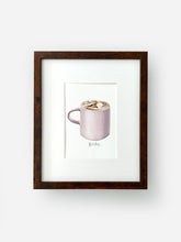 Load image into Gallery viewer, The Coffee Date Collection - Framed Original Watercolor Paintings