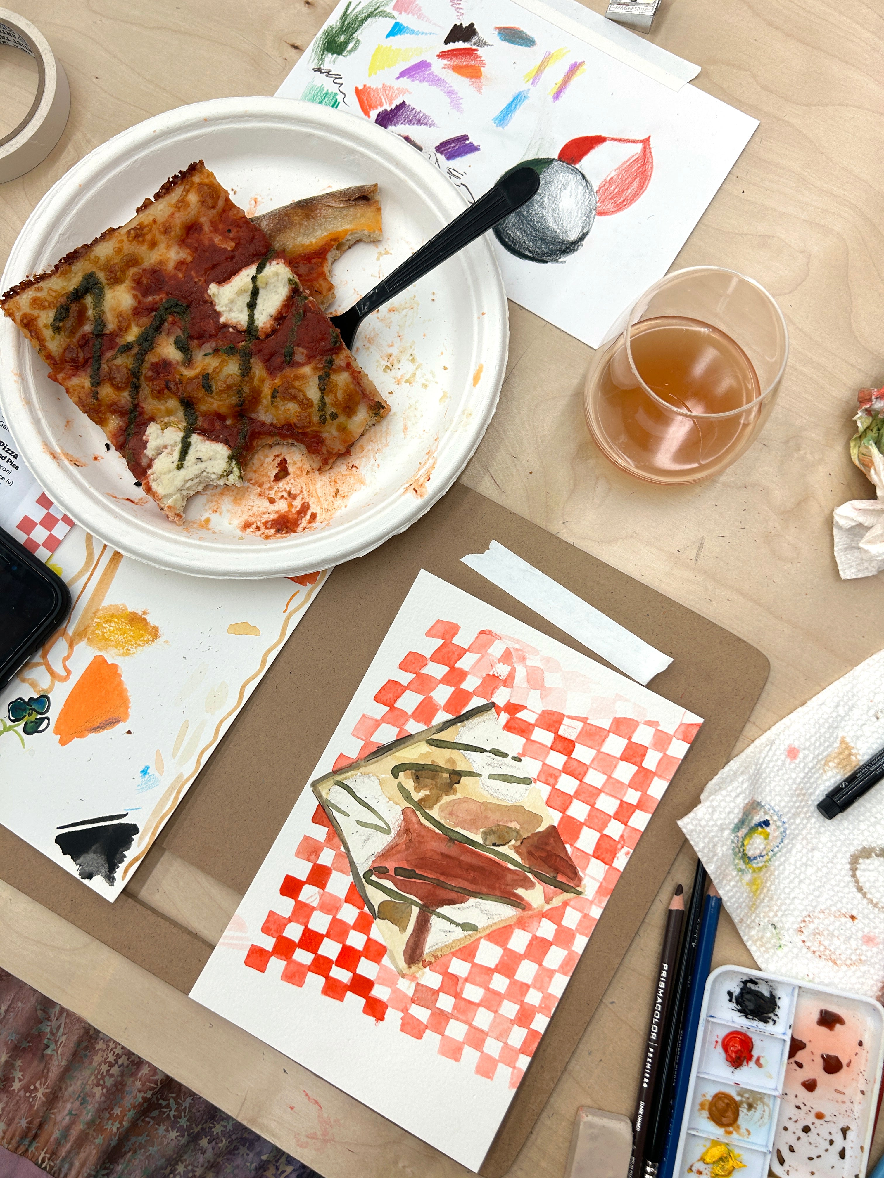 APR 15th IN-PERSON - Paint + Pizza Party with Annie Brown