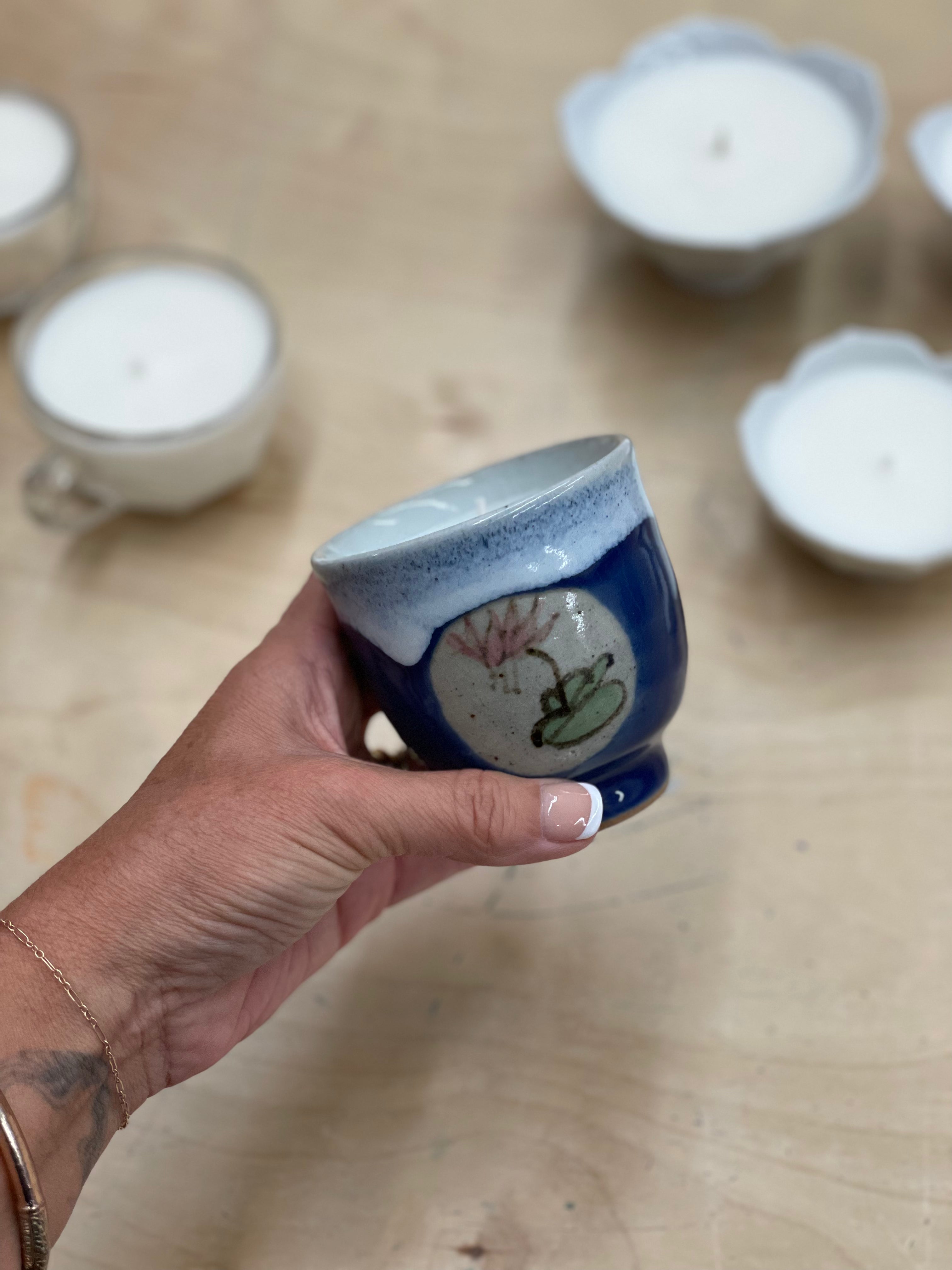 Yunomi Japanese Teacup Candle