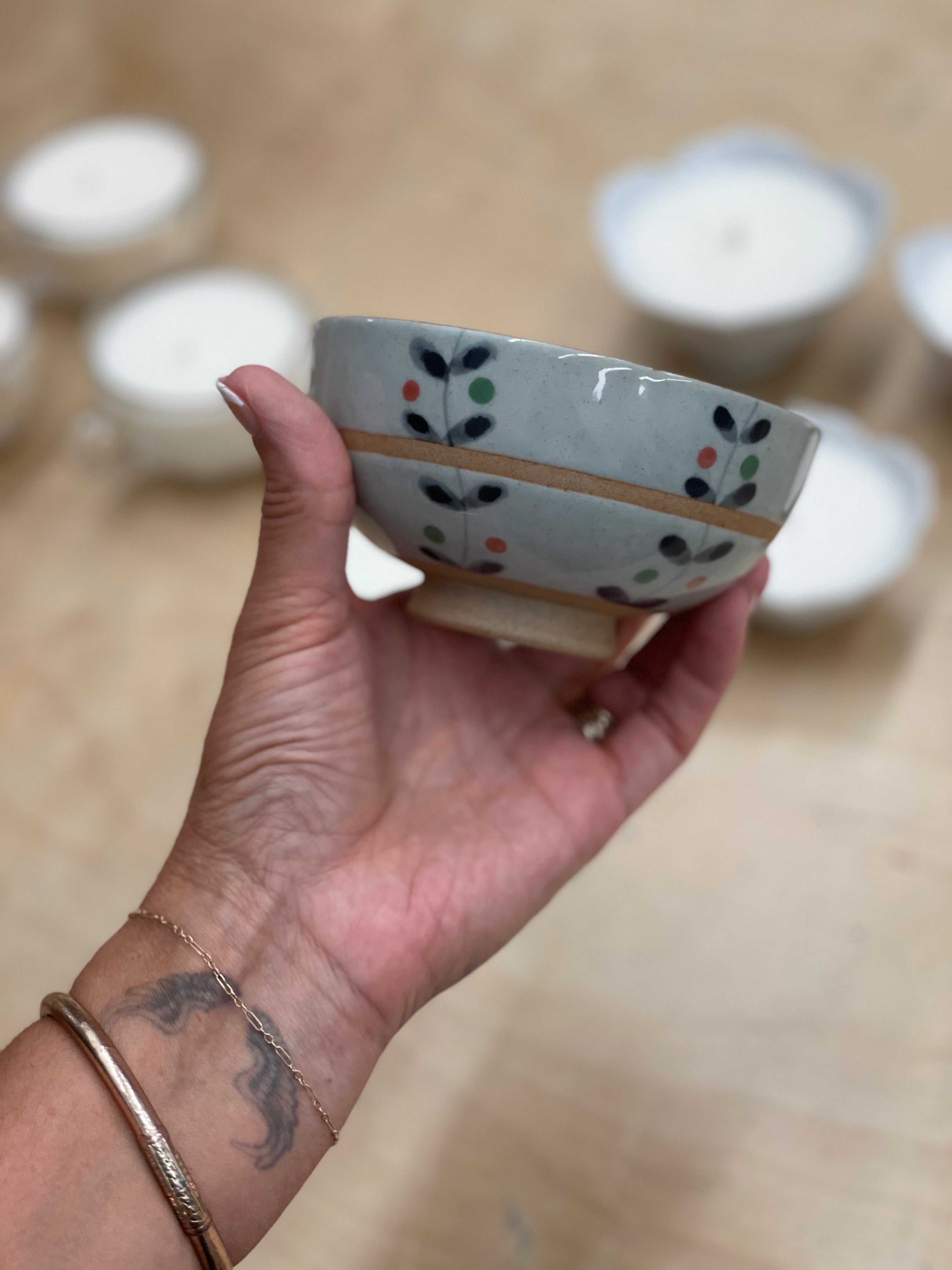 Hasami Ware Japanese Porcelain Bowl Candle
