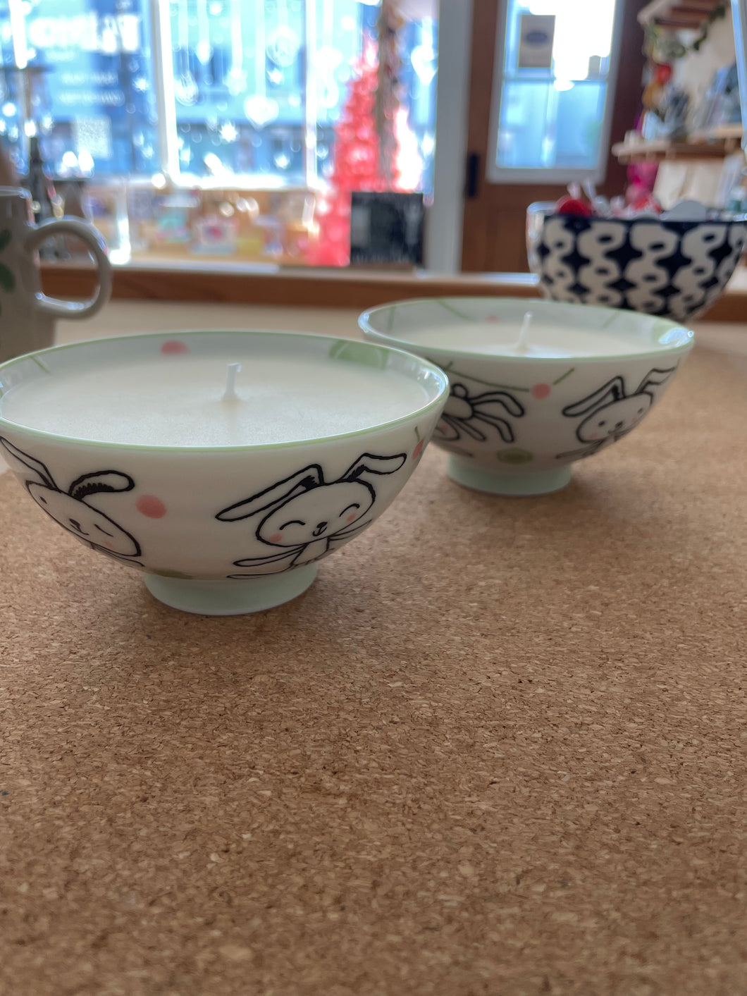 Japanese Bunnies Candle