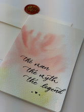 Load image into Gallery viewer, 4x6 Watercolor + Calligraphy Cards by A Wish Crafted