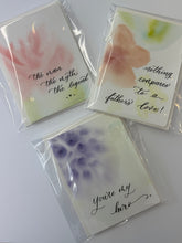 Load image into Gallery viewer, 4x6 Watercolor + Calligraphy Cards by A Wish Crafted
