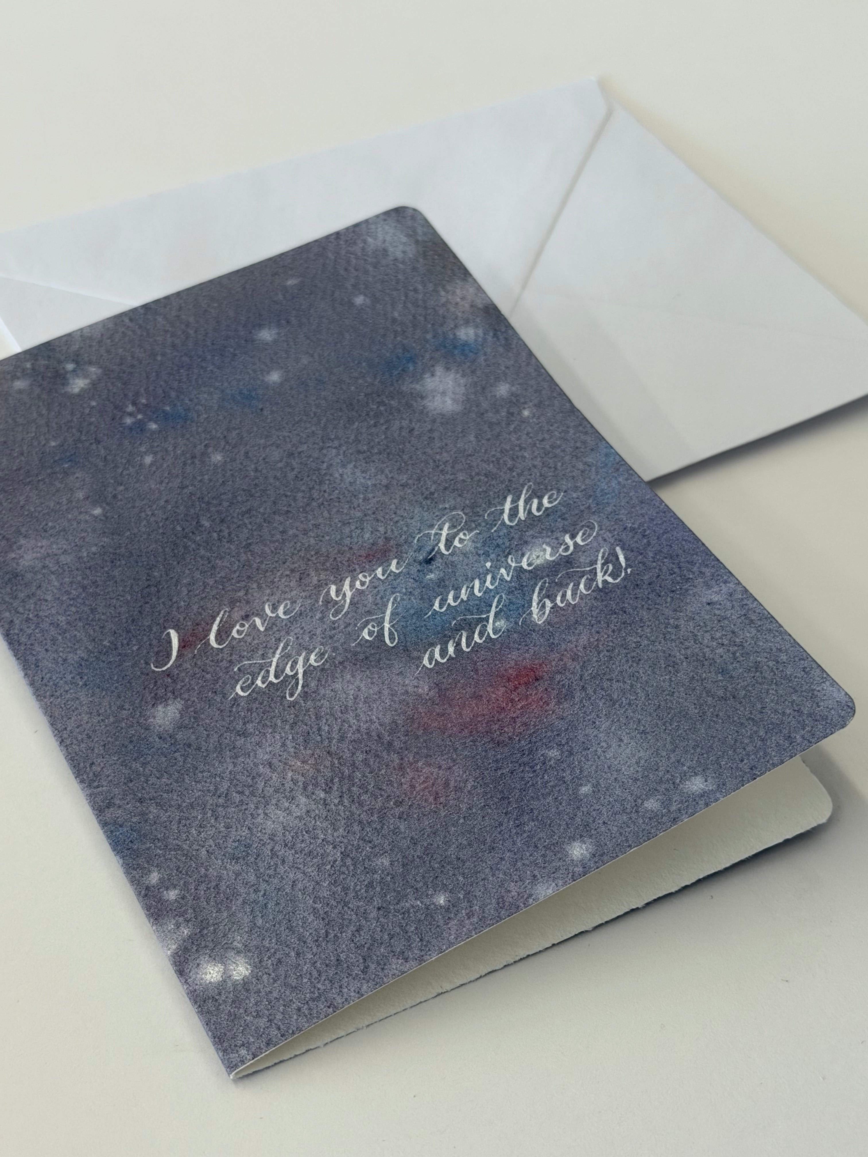 4x6 Watercolor + Calligraphy Cards by A Wish Crafted