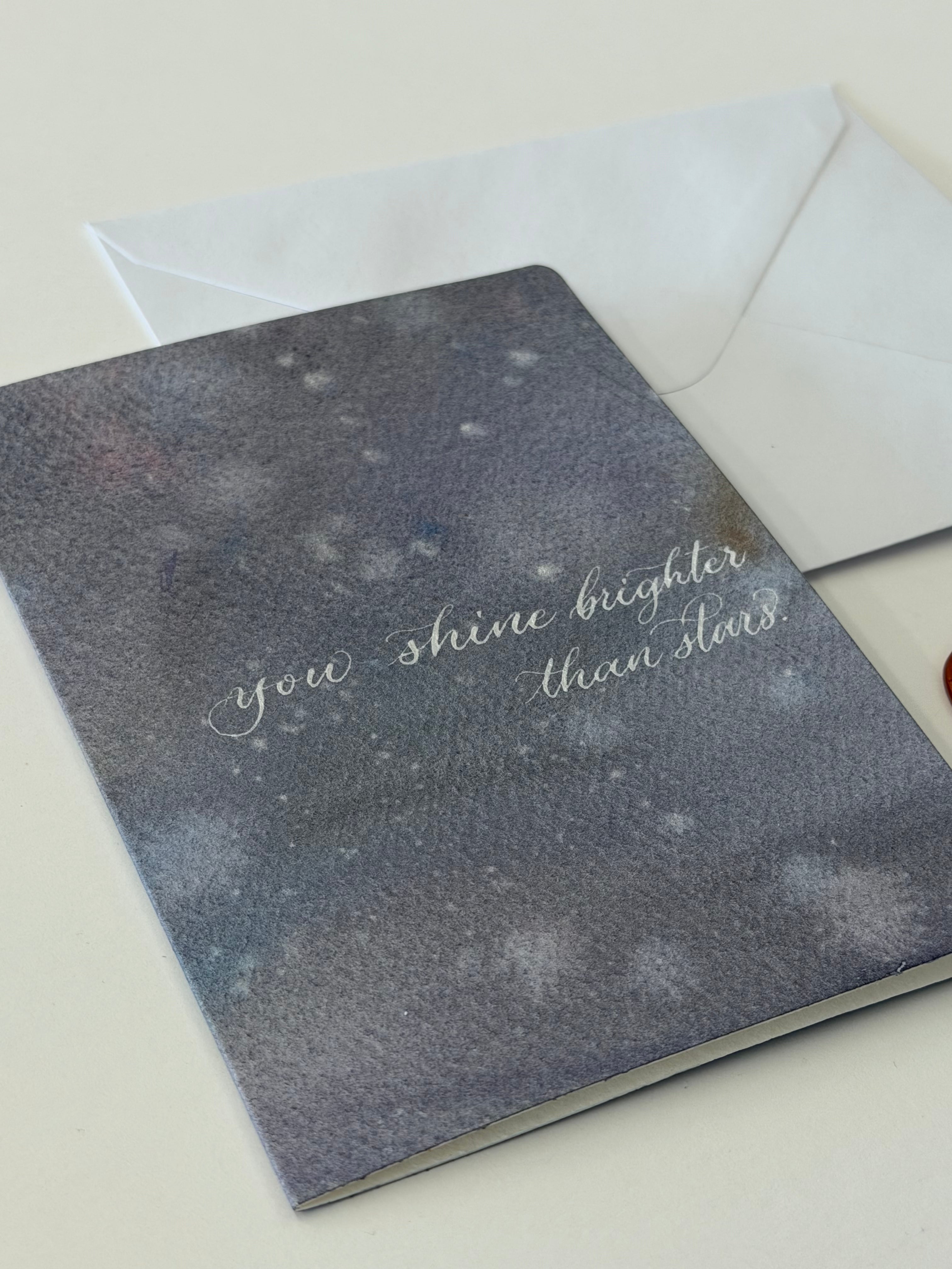 4x6 Watercolor + Calligraphy Cards by A Wish Crafted