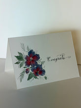Load image into Gallery viewer, 5x7 Watercolor Florals + Calligraphy Cards by A Wish Crafted