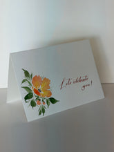 Load image into Gallery viewer, 5x7 Watercolor Florals + Calligraphy Cards by A Wish Crafted
