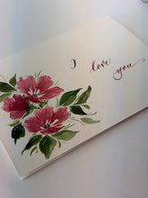 Load image into Gallery viewer, 5x7 Watercolor Florals + Calligraphy Cards by A Wish Crafted