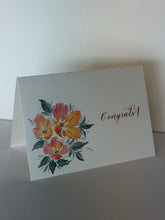 Load image into Gallery viewer, 5x7 Watercolor Florals + Calligraphy Cards by A Wish Crafted