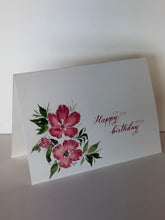 Load image into Gallery viewer, 5x7 Watercolor Florals + Calligraphy Cards by A Wish Crafted