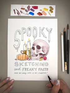 OCT 23rd IN-PERSON - Spooky Sketching & Freaky Facts with Annie Brown