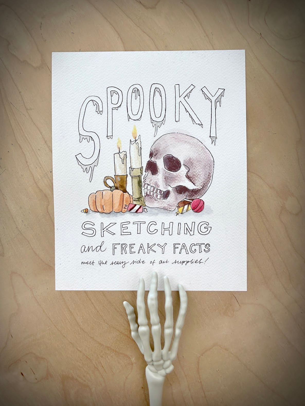 OCT 23rd IN-PERSON - Spooky Sketching & Freaky Facts with Annie Brown